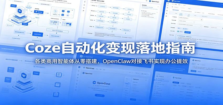 Coze�Զ����������ָ�ϣ��������������������OpenClaw�Խӷ���ʵ�ְ칫��Ч6842 ����:��Ե��ҵ�� ����ID:120537 