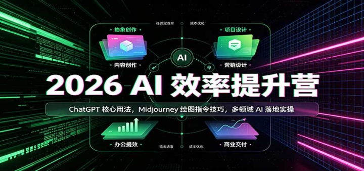 2026 AIЧ������Ӫ��ChatGPT�����÷���Midjourney��ͼָ��ɣ�������AI���ʵ��