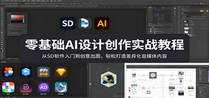 �����AI��ƴ���ʵս�̳̣���SD�������ŵ������ͼ�����ɴ�����컯��ý������