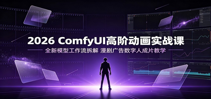2026 ComfyUI�߽׶���ʵս�Σ�ȫ��ģ�͹�������⣬�����������˳�Ƭ��ѧ