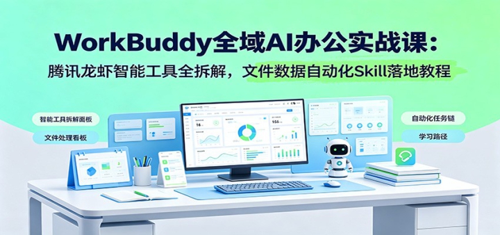 WorkBuddyȫ��AI�칫ʵս�Σ���Ѷ��Ϻ���ܹ���ȫ��⣬�ļ������Զ���Skill��ؽ̳�