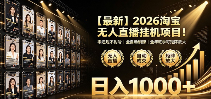 ����2026�Ա�����ֱ���һ���Ŀ����Υ�治��ţ�ȫ�Զ���׬������1000+