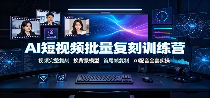 AI����Ƶ��������ѵ��Ӫ����Ƶ�������̣�������ģ�͡���β֡���ơ�AI����ȫ��ʵ��