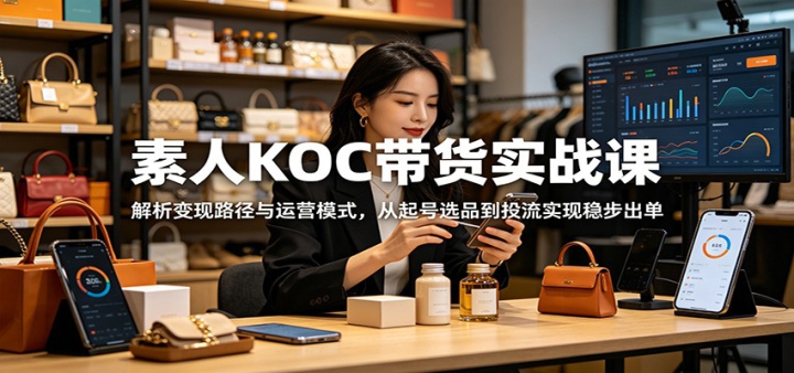����KOC����ʵս�Σ���������·������Ӫģʽ�������ѡƷ��Ͷ��ʵ���Ȳ�����