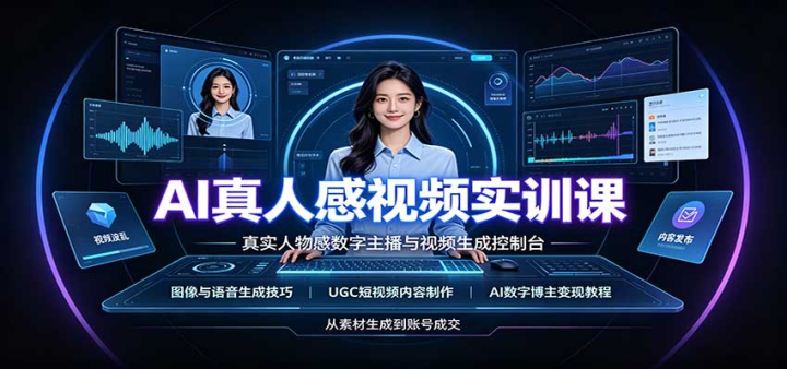 AI���˸���Ƶʵѵ�Σ�ͼ���������ɣ�UGC����������AI���ֲ������ֽ̳�