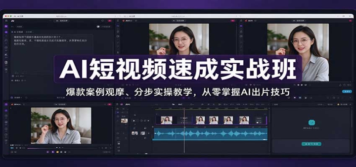AI����Ƶ�ٳ�ʵս�ࣺ�������Ħ���ֲ�ʵ�ٽ�ѧ����������AI��Ƭ����