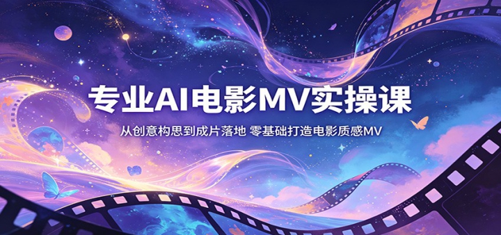 רҵAI��ӰMVʵ�ٿΣ��Ӵ��⹹˼����Ƭ��أ�����������Ӱ�ʸ�MV