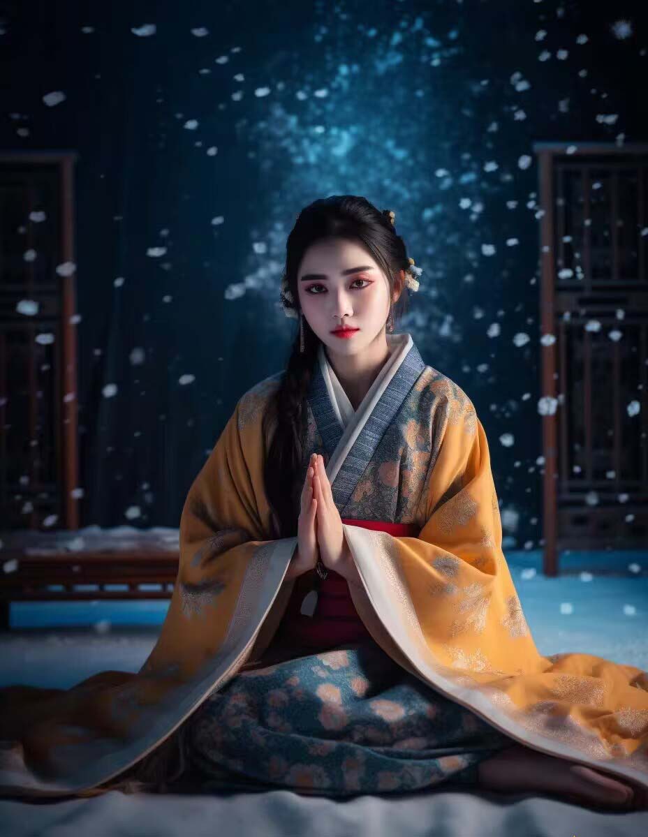 Midjourney�ؼ���-AI�����й����װ������Ů������ʾ�ؼ���9262 ����:��Ե��ҵ�� ����ID:106214 