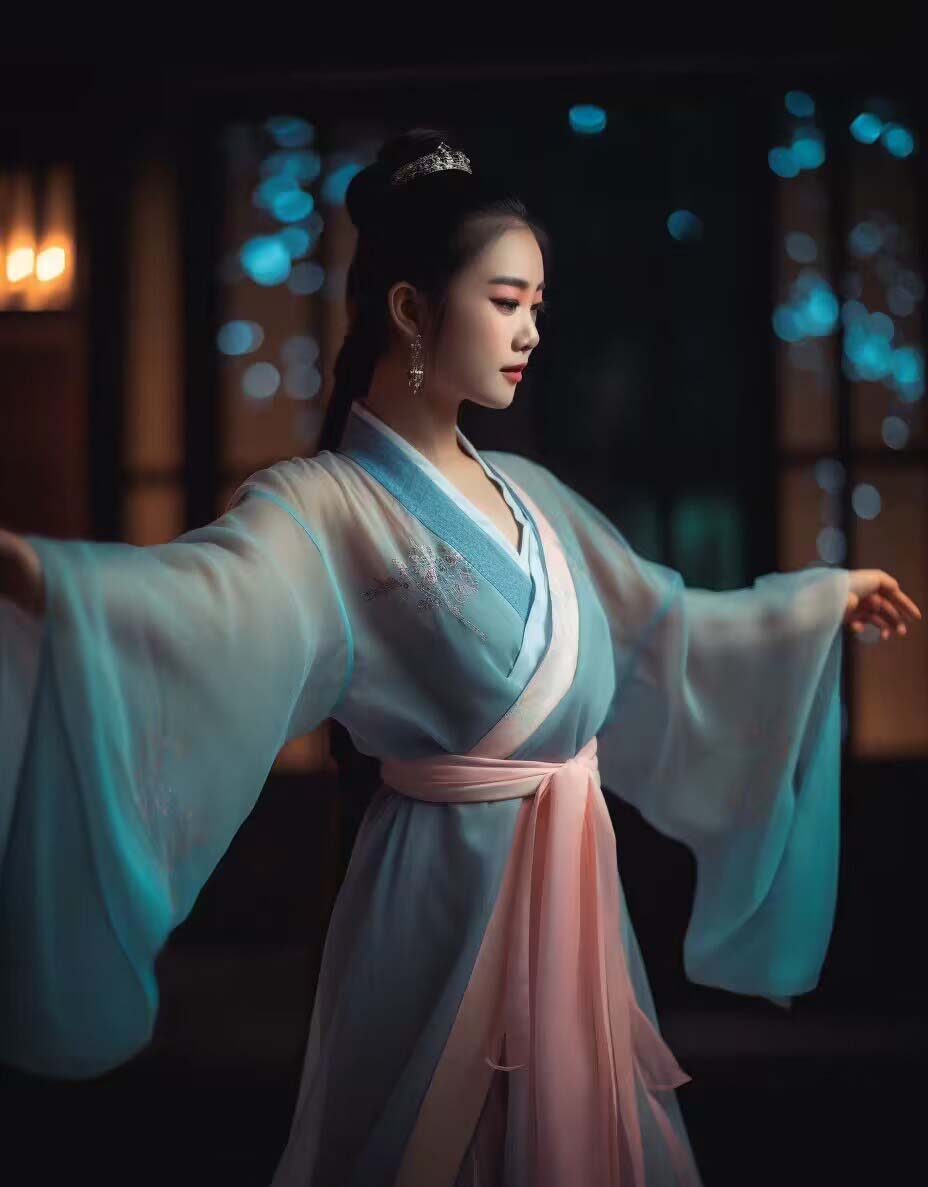 Midjourney�ؼ���-AI�����й����װ������Ů������ʾ�ؼ���1886 ����:��Ե��ҵ�� ����ID:106214 