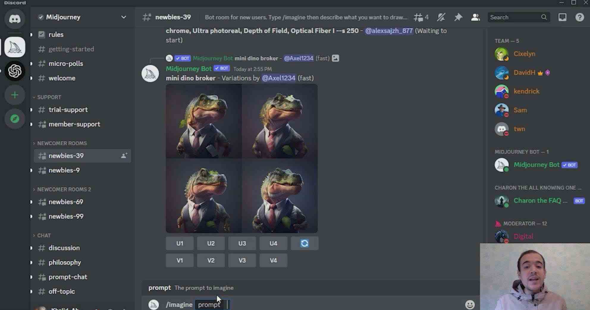 Midjourney��ͨ�̳�-ʹ��Midjourney AI������������ͼ��-36�ڿ�-��Ӣ��Ļ3570 ����:��Ե��ҵ�� ����ID:106420 