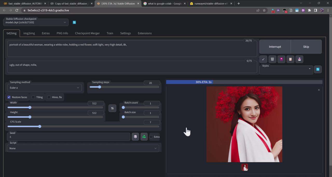 �ռ�Stable Diffusion + ChatGPT AI�滭��ģ��ѵ���γ�-��Ӣ��Ļ3119 ����:��Ե��ҵ�� ����ID:107209 