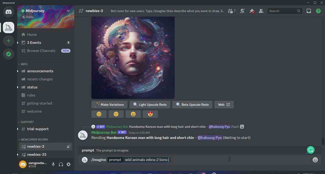 Midjourney AI�˹���������ͼƬ�����ŵ��߼������̳�-34�ڿ�-��Ӣ��Ļ9928 ����:��Ե��ҵ�� ����ID:107758 