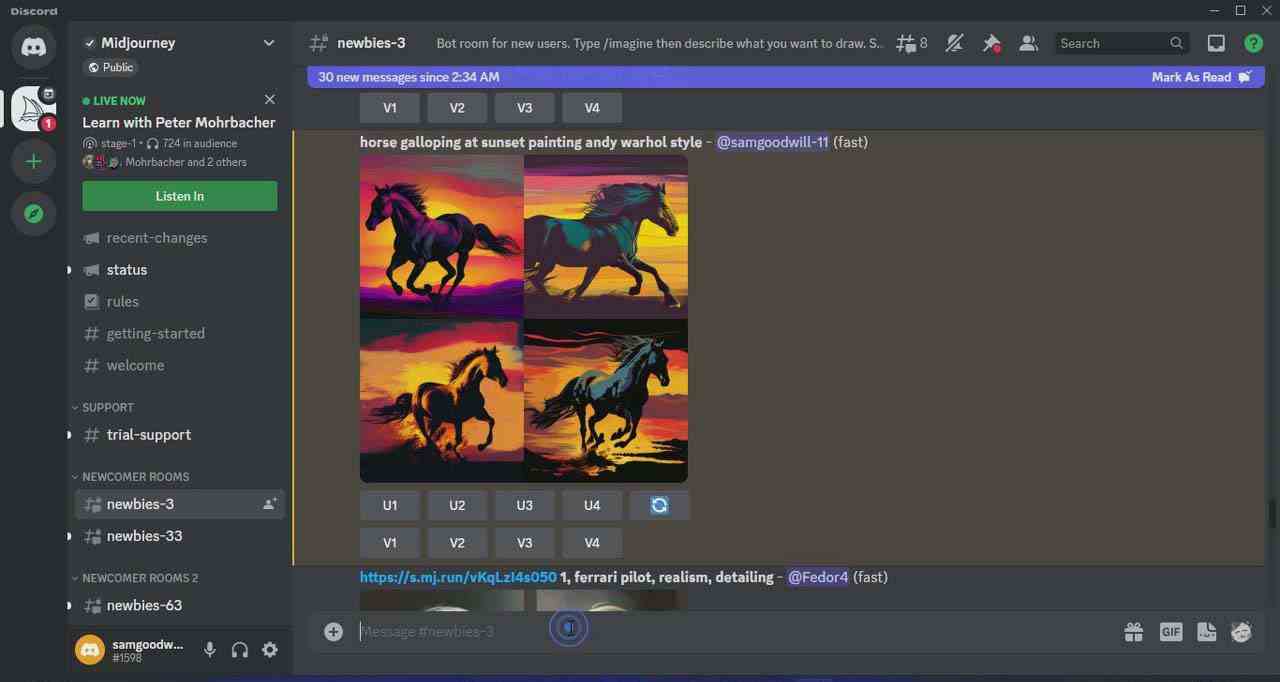 Midjourney AI�˹���������ͼƬ�����ŵ��߼������̳�-34�ڿ�-��Ӣ��Ļ4309 ����:��Ե��ҵ�� ����ID:107758 
