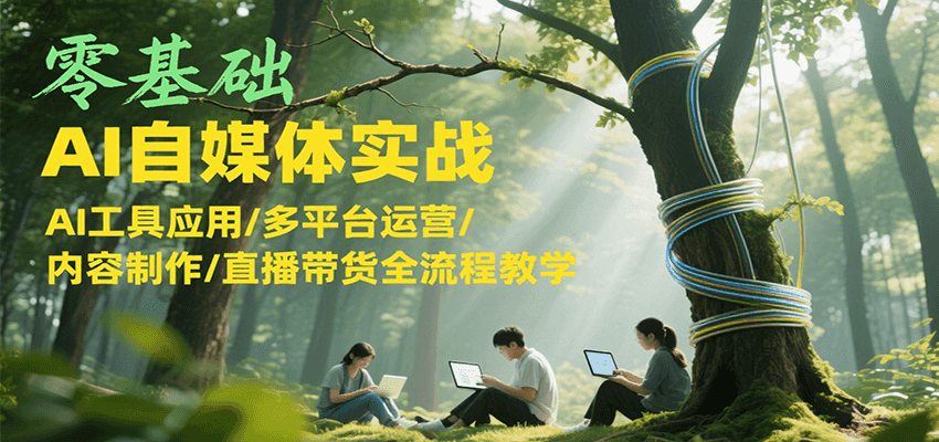 �����AI��ý��ʵս��AI����Ӧ��/��ƽ̨��Ӫ/��������/ֱ������ȫ���̽�ѧ3002 ����:��Ե��ҵ�� ����ID:117103 