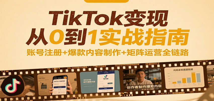TikTokִ01ʵսָϣ˺ע++Ӫȫ·9340 :Եҵ ID:117183 
