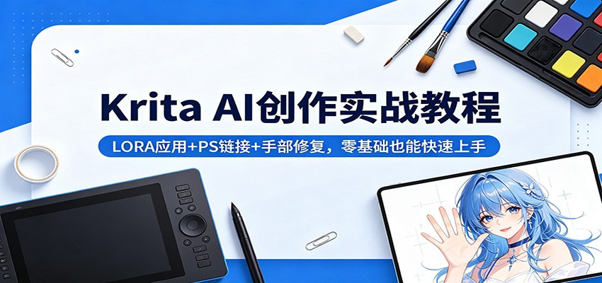 Krita AI����ʵս�̳̣�LORAӦ��+PS����+�ֲ��޸��������Ҳ�ܿ�������6786 ����:��Ե��ҵ�� ����ID:119994 