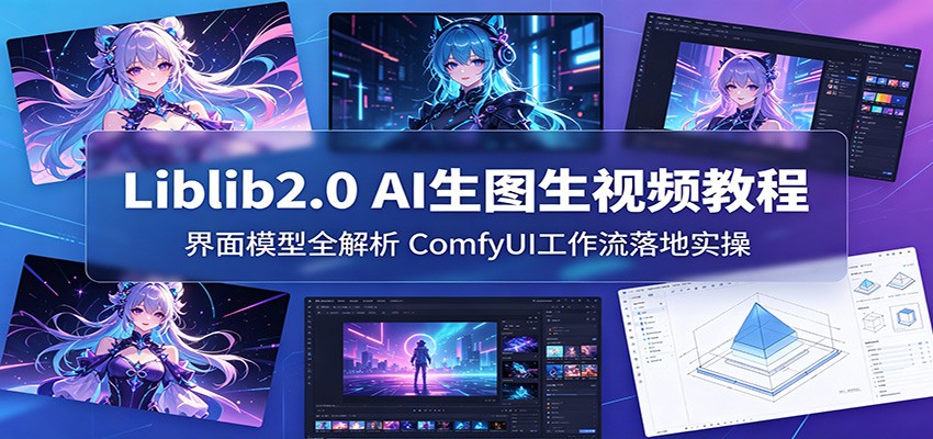 Liblib2.0 AI��ͼ����Ƶ�̳̣�����ģ��ȫ������ComfyUI���������ʵ��9923 ����:��Ե��ҵ�� ����ID:120115 