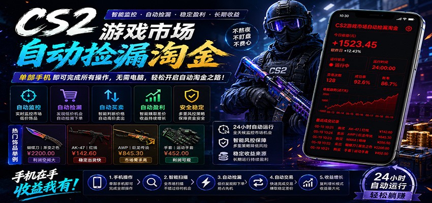 CSGO�һ���©��Ŀͨ��������Ϸ��Ʒ���׻��ƣ���ϱ�������������©��ʵ��ӯ��4477 ����:��Ե��ҵ�� ����ID:120282 