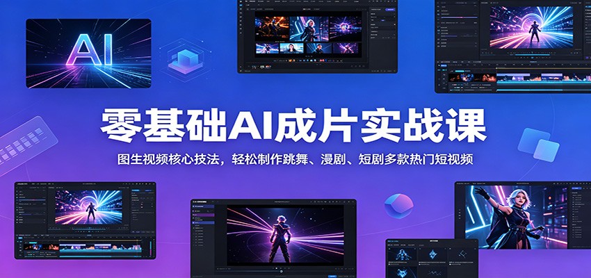 �����AI��Ƭʵս�Σ�ͼ����Ƶ���ļ����������������衢���硢�̾������Ŷ���Ƶ3844 ����:��Ե��ҵ�� ����ID:120320 