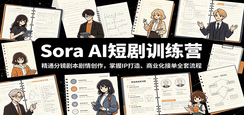 Sora AI�̾�ѵ��Ӫ����ͨ�־��籾���鴴��������IP���졢��ҵ���ӵ�ȫ������2961 ����:��Ե��ҵ�� ����ID:120471 