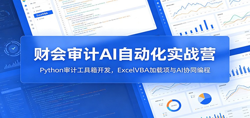 �ƻ����AI�Զ���ʵսӪ��Python��ƹ����俪����ExcelVBA��������AIЭͬ���5863 ����:��Ե��ҵ�� ����ID:120579 
