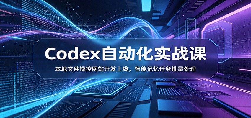 Codex�Զ���ʵս�Σ������ļ��ٿ���վ�������ߣ����ܼ���������������1007 ����:��Ե��ҵ�� ����ID:120635 