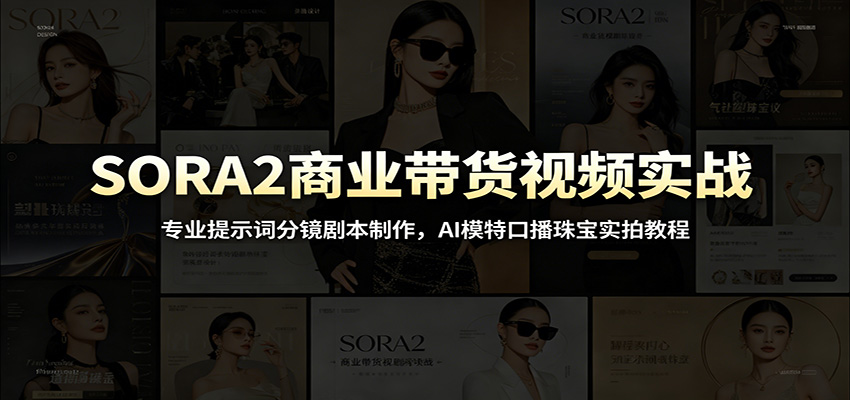 SORA2��ҵ������Ƶʵս��רҵ��ʾ�ʷ־��籾������AIģ�ؿڲ��鱦ʵ�Ľ̳�9929 ����:��Ե��ҵ�� ����ID:120651 