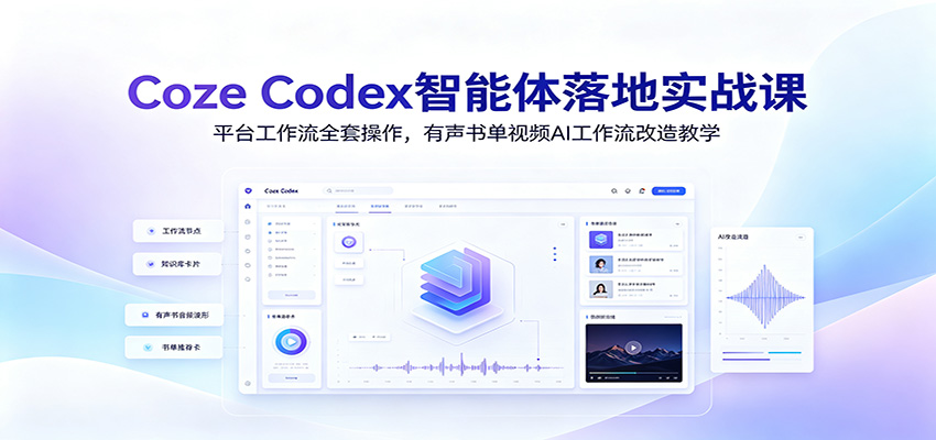 Coze Codex���������ʵս�Σ�ƽ̨������ȫ�ײ����������鵥��ƵAI�����������ѧ175 ����:��Ե��ҵ�� ����ID:120683 