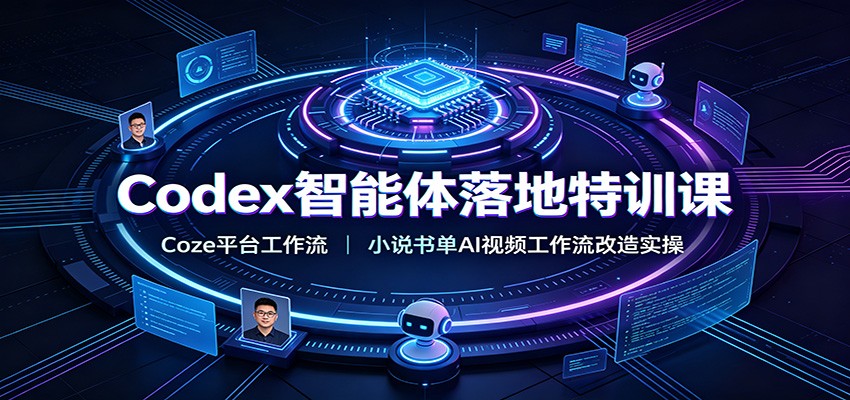 Codex�����������ѵ�Σ�Cozeƽ̨��������С˵�鵥AI��Ƶ����������ʵ��1770 ����:��Ե��ҵ�� ����ID:120771 