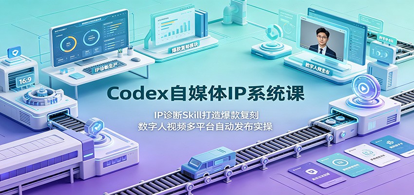 Codex��ý��IPϵͳ�Σ�IP���Skill���챬��̣���������Ƶ��ƽ̨�Զ�����ʵ��6909 ����:��Ե��ҵ�� ����ID:120785 