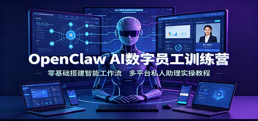 OpenClaw AI����Ա��ѵ��Ӫ�����������ܹ���������ƽ̨˽������ʵ�ٽ̳�5850 ����:��Ե��ҵ�� ����ID:120875 