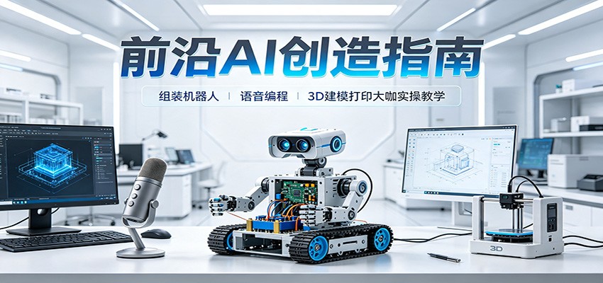 ǰ��AI����ָ�ϣ���װ�����ˡ�������̡�3D��ģ��ӡ��ʵ�ٽ�ѧ8522 ����:��Ե��ҵ�� ����ID:121024 