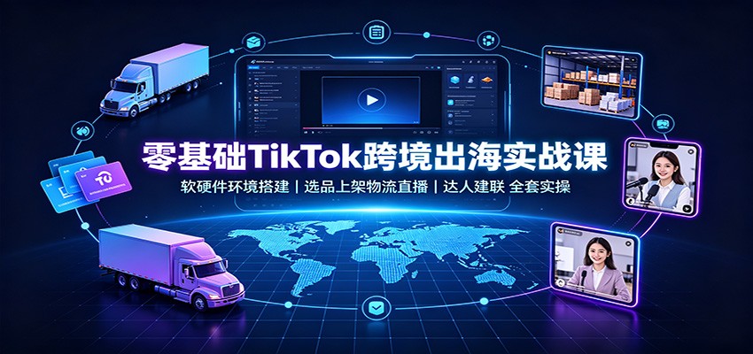 �����TikTok�羳����ʵս�Σ���Ӳ���������ѡƷ�ϼ�����ֱ�������˽���ȫ��ʵ��8561 ����:��Ե��ҵ�� ����ID:121167 