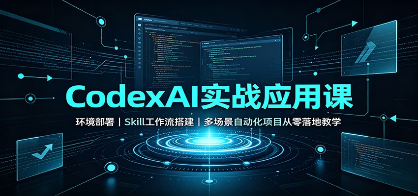 CodexAIʵսӦ�ÿΣ���������Skill����������ೡ���Զ�����Ŀ������ؽ�ѧ8599 ����:��Ե��ҵ�� ����ID:121178 