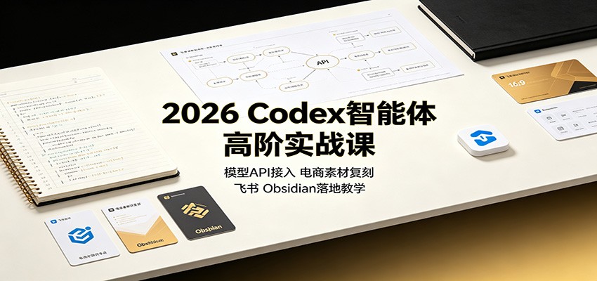 2026 Codex������߽�ʵս�Σ�ģ��API���룬�����زĸ��̣�����Obsidian��ؽ�ѧ6816 ����:��Ե��ҵ�� ����ID:121202 