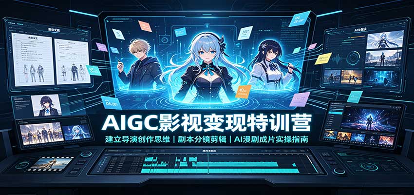 AIGCӰ�ӱ�����ѵӪ���������ݴ���˼ά���籾�־�������AI�����Ƭʵ��ָ��7366 ����:��Ե��ҵ�� ����ID:121357 