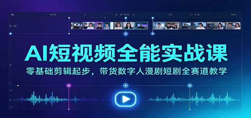 AI����Ƶȫ��ʵս�Σ�����������𲽣���������������̾�ȫ������ѧ5849 ����:��Ե��ҵ�� ����ID:121764 