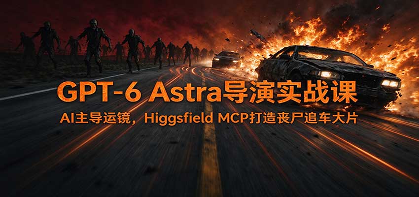 GPT-6 Astra����ʵս�Σ�AI�����˾���Higgsfield MCP����ɥʬ׷����Ƭ3411 ����:��Ե��ҵ�� ����ID:121769 